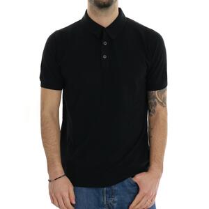 POLO IN MAGLIA NERO